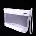 Fashion Mesh Pvc Cosmetic Bag